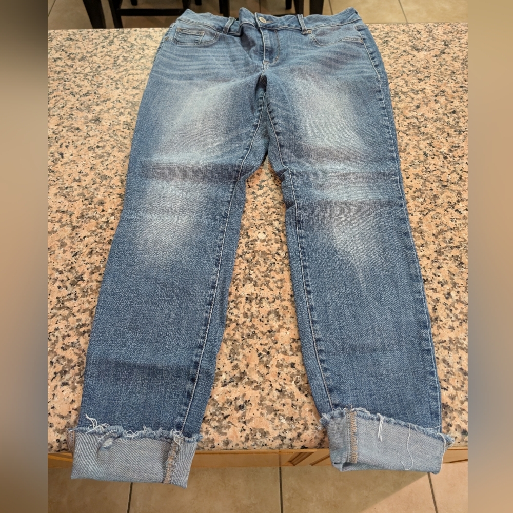 Maurice's cuffed jeans